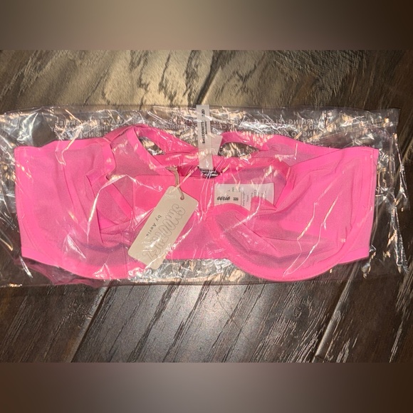 🩷 NWT! Aerie Smoothez Mesh Unlined Bra - Picture 6 of 6
